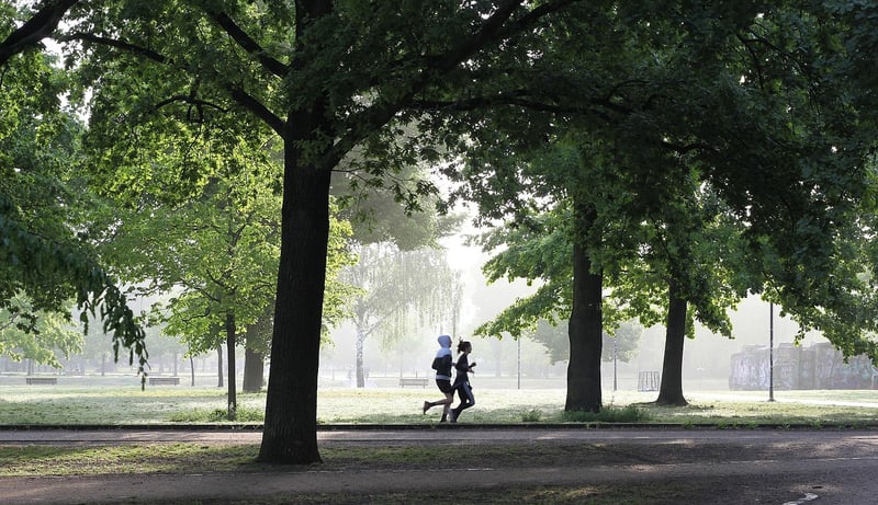Running for stress relief